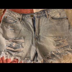 Articles of Society denim shorts